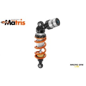Mono ammortizzatore posteriore MATRIS M46KF regolabile in compressione, estensione, interasse e precarico molla standard