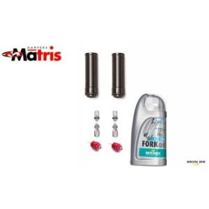 Kit modifica idraulica forcella MATRIS FRK per forcella SHOWA 35 per HONDA RS 125GP 04 -- 10 con pistoni estensione e compressione e pacchi lamellari ( IL KIT MANTIENE LE MOLLE ORIGINALI )