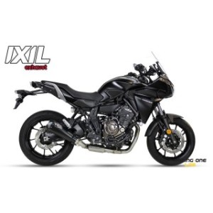 Scarico completo IXIL con collettori acciaio inox e terminale RACE HEXACONE XTREM BLACK in ACCIAIO INOX omologato