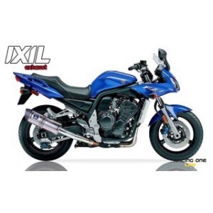 Terminale di scarico IXIL HEXOVAL XTREM EVOLUTION in ACCIAIO INOX fondello alluminio black omologato
