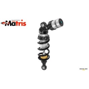 Mono ammortizzatore posteriore MATRIS M46K molla nera per KAWASAKI ZX-10R 04 -- 05 regolabile in compressione, estensione, interasse variabile e precarico molla standard
