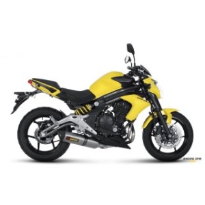 Scarico completo AKRAPOVIC con collettori CATALITICI OMOLOGATI e terminale di scarico TITANIO omologato con db-killer per KAWASAKI ER-6 N / F / NINJA 650 12 -- 16