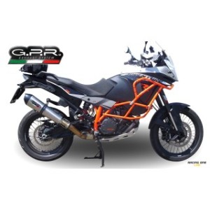 Terminale di scarico GPR GP EVO4 TITANIO omologato EURO4 con db-killer per KTM 1290 SUPER AVDENTURE 17 -- 20