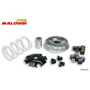 Variatore MALOSSI multivar 2000 MHR con 2 diverse serie di rulli monolitici e boccola di scorrimento in acciaio rettificato per APRILIA SR MAX 125 / SR MOTARD 125