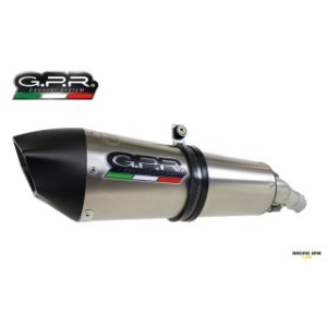 Terminale di scarico GPR GPE TITANIO omologato con raccordo con db-killer per BMW K 1300 GT 09 -- 14