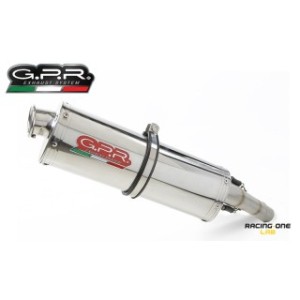 Terminale di scarico GPR TRIOVAL ACCIAIO INOX omologato con db-killer per HONDA CBF 1000