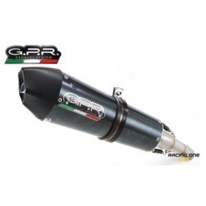 Terminale di scarico GPR GPE POPPY INOX omologato con db-killer per HONDA CBR 500 R
