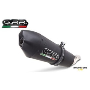 Terminale di scarico GPR GPE TITANIO NERO omologato EURO4 con db-killer per HONDA CBR 500 R