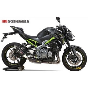 Terminale di scarico YOSHIMURA R-11SQ METAL MAGIC fondello carbonio OMOLOGATO ECE EURO4 per KAWASAKI Z 900