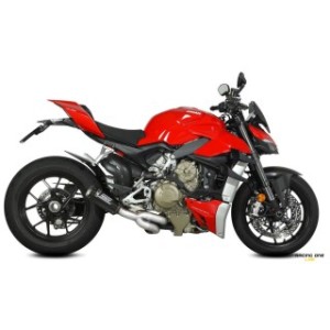 Scarico completo MIVV con collettori TITANIO e terminale di scarico CARBONIO MK3 RACING NON OMOLOGATO per DUCATI STREETFIGHTER V4 / V4S 20 -- 24