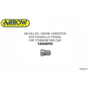 Db-killer ARROW SPARK ARRESTER for exhaust silencer INDY RACE end cap TITANIUM for YAMAHA TENERÉ 700 19 -- 21