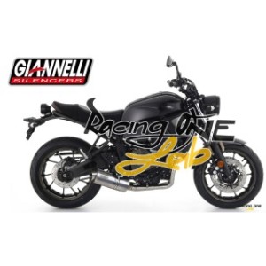 Scarico completo GIANNELLI con collettore catalizzatore e terminale di scarico X-PRO NICHROM omologato EURO5 per YAMAHA XSR 700 2021