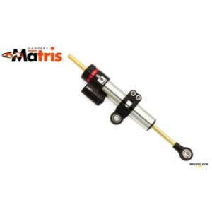 Ammortizzatore di sterzo MATRIS SD-R posizione frontale per KAWASAKI ZX-6R 07 -- 08 regolabile in 16 posizioni attacchi compresi