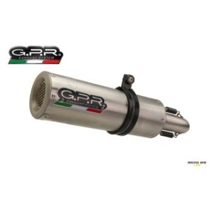 Terminale di scarico GPR M3 ACCIAIO INOX omologato EURO4 con raccordo catalitico e db-killer per BENELLI LEONCINO 500 17 -- 21
