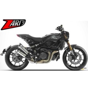 Terminali di scarico ZARD TITANIO fondelli carbonio RACING NON OMOLOGATI per INDIAN FTR 1200 / 1200 S 19 -- 20