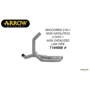 Collettore primario ARROW elimina catalizzatore per terminali di scarico ARROW per SUZUKI SV 650 21 -- 23