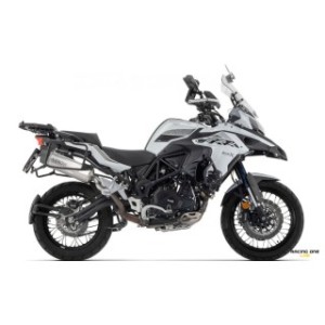 Terminale di scarico ARROW INDY RACE EVO ALLUMINIO fondello carbonio OMOLOGATO EURO5 per BENELLI TRK 502 X 21 -- 23