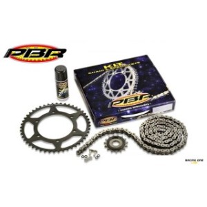 Kit trasmissione completa PBR EK Z46-15 con catena 520, corona in ergal da 46 e pignone da 15 per KTM 690 ENDURO 10 -- 17