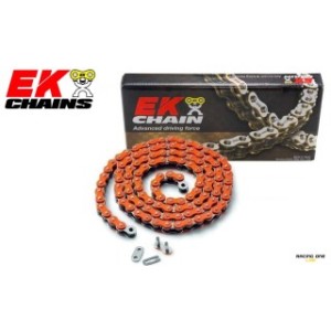 Catena PBR EK EK520MVXZ2120 ARANCIONE 120 maglie QX-RING passo 520 per KTM 890 DUKE / 890 DUKE R 20 -- 24