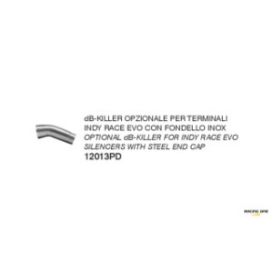Db-killer ARROW specifico per terminali di scarico ARROW INDY RACE EVO fondelli INOX per BMW R 1300 GS / R 1300 GS ADVENTURE 24 -- 25