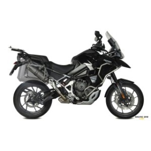 Terminale di scarico STORM by MIVV OVALE INOX omologato EURO5 con db-killer per TRIUMPH TIGER 1200 GT / RALLY 22 -- 24