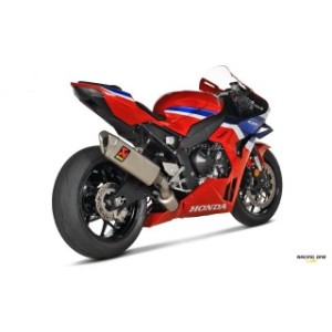 Scarico completo AKRAPOVIC collettori acciaio inox RACING NON OMOLOGATI e terminale di scarico TITANIO racing non omologato per HONDA CBR 1000 RR-R / SP 24 - 25