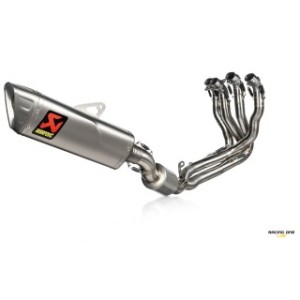 Scarico completo AKRAPOVIC collettori acciaio inox RACING NON OMOLOGATI e terminale di scarico TITANIO racing non omologato per HONDA CBR 1000 RR-R / SP 24 - 25