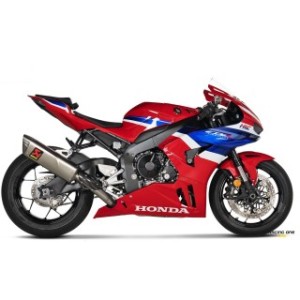 Scarico completo AKRAPOVIC EVOLUTION con collettori FULL TITANIO RACING NON OMOLOGATI e terminale di scarico TITANIO racing non omologato per HONDA CBR 1000 RR-R / SP 24 - 25