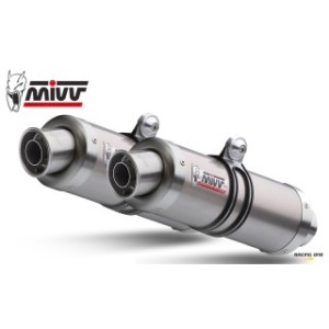 Terminali di scarico MIVV GP TITANIO omologati con db-killer estraibili per YAMAHA MT-03 660 06 -- 12