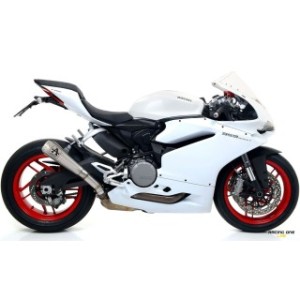Exhaust muffler silencer ARROW PRO-RACE NICHROM STEEL homologated ECE EURO4 with db-killer for DUCATI PANIGALE 959 16 -- 19
