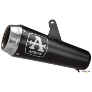 Terminale di scarico ARROW PRO-RACE NICHROM DARK omologato ECE EURO4 con db-killer per KAWASAKI ZX-6R / 636 19 -- 20