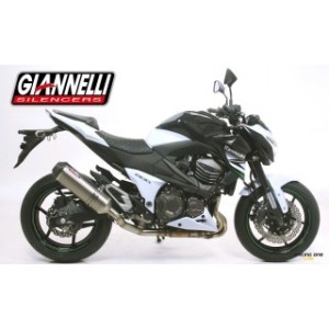 Terminale di scarico GIANNELLI IPERSPORT TITANIO fondello carbonio omologato per KAWASAKI Z 800 E 13 -- 18