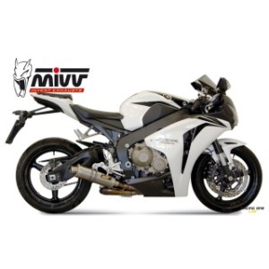 Terminale di scarico MIVV GP TITANIO con raccordo catalizzatore incluso omologato con db-killer estraibile per HONDA CBR 1000 RR 7 ABS 08 -- 16