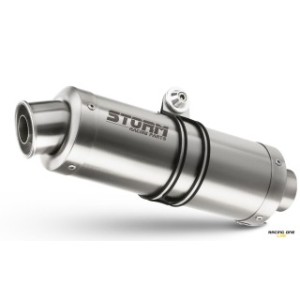 Terminale di scarico STORM by MIVV GP ACCIAIO INOX  omologato EURO3 con db-killer per TRIUMPH SPEED TRIPLE 1050 07 -- 10